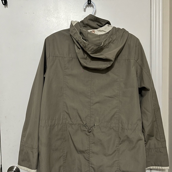Taupe Rain Coat - Picture 2 of 3